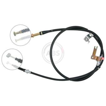 Tirette à câble, frein de stationnement A.B.S. K19587 pour SSANGYONG KORANDO 2.0 - 131cv