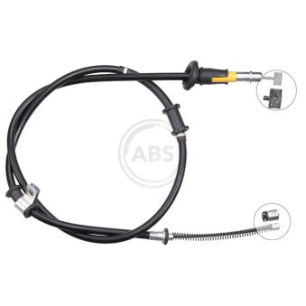 Tirette à câble, frein de stationnement A.B.S. K19628 pour MITSUBISHI SPACE 1.8 GDI - 118cv