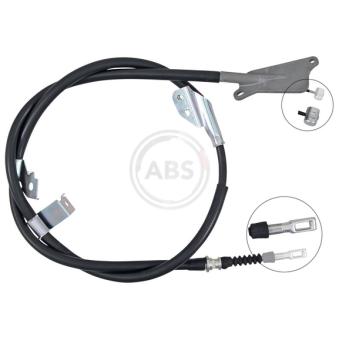 Tirette à câble, frein de stationnement A.B.S. K19778 pour NISSAN ALMERA 2.2 Di - 110cv