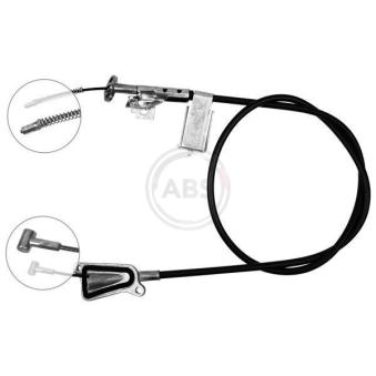 Tirette à câble, frein de stationnement A.B.S. K19807 pour NISSAN ALMERA 2.2 Di - 110cv