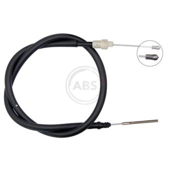 Tirette à câble, frein de stationnement A.B.S. K19849 pour PEUGEOT 806 2.0 - 147cv