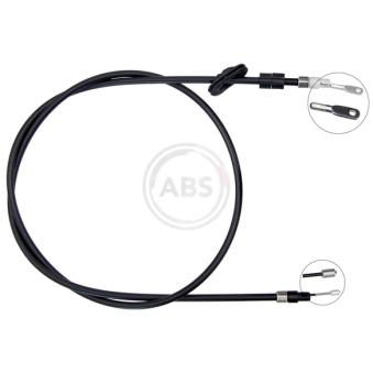 Tirette à câble, frein de stationnement A.B.S. K19861 pour MERCEDES-BENZ CLK 230 Kompressor - 197cv