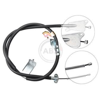 Tirette à câble, frein de stationnement A.B.S. K19877 pour NISSAN ALMERA 2.2 Di - 110cv