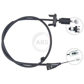 Tirette à câble, frein de stationnement A.B.S. K19951 pour DS DS 5 2.0 BlueHDi 180 - 180cv