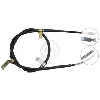 Tirette à câble, frein de stationnement A.B.S. K19987 pour MITSUBISHI PAJERO 3.0 4WD - 177cv