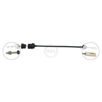 Tirette à câble, commande d'embrayage A.B.S. K20400 pour CITROEN C5 1.8 i - 101cv
