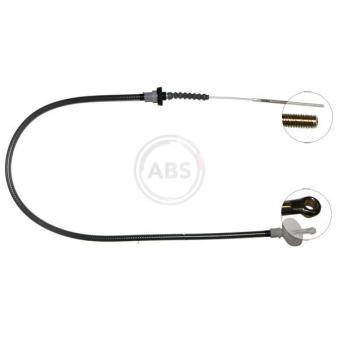 Tirette à câble, commande d'embrayage A.B.S. K20460 pour CITROEN C35 2.0 - 88cv