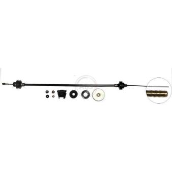 Tirette à câble, commande d'embrayage A.B.S. K20480 pour SUZUKI SWIFT 1.8 i 16V - 110cv