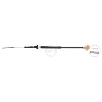 Tirette à câble, commande d'embrayage A.B.S. K21060 pour FIAT DUNA 60 1.1 - 58cv
