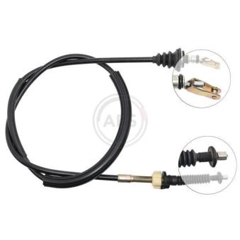 Tirette à câble, commande d'embrayage A.B.S. K21750 pour HONDA CIVIC 1.5 - 86cv