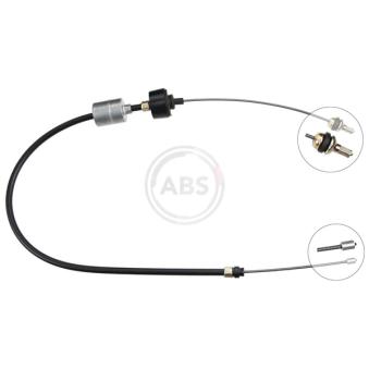 Tirette à câble, commande d'embrayage A.B.S. [K23760]