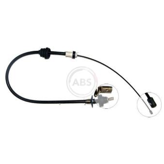 Tirette à câble, commande d'embrayage A.B.S. K23900 pour RENAULT TWINGO 1.2 - 54cv