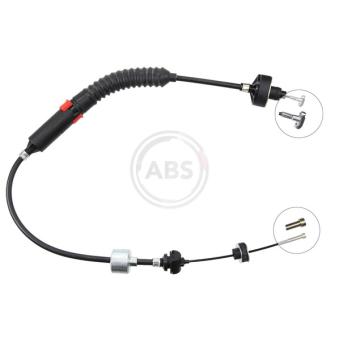 Tirette à câble, commande d'embrayage A.B.S. OEM 1H1721335K