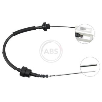 Tirette à câble, commande d'embrayage A.B.S. [K25220]