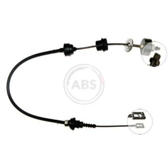 Tirette à câble, commande d'embrayage A.B.S. K25260 pour PEUGEOT BOXER 2.0 - 110cv