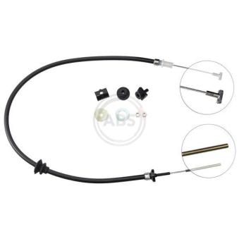 Tirette à câble, commande d'embrayage A.B.S. [K26220]