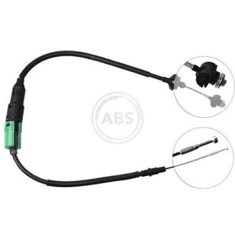 Tirette à câble, commande d'embrayage A.B.S. K26680 pour AUDI Q2 2.5 Syncro - 110cv