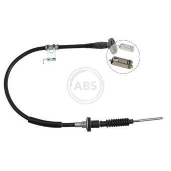 Tirette à câble, commande d'embrayage A.B.S. [K27330]