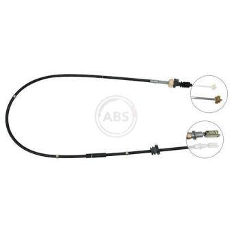 Tirette à câble, commande d'embrayage A.B.S. [K27600]