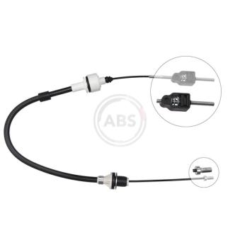 Tirette à câble, commande d'embrayage A.B.S. K27810 pour OPEL CORSA 1.4 i 16V - 86cv