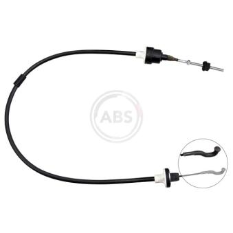 Tirette à câble, commande d'embrayage A.B.S. K28360 pour OPEL KADETT 1.6 D - 54cv