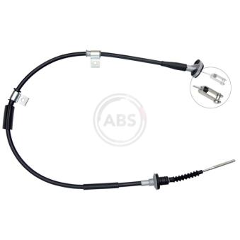 Tirette à câble, commande d'embrayage A.B.S. K28820