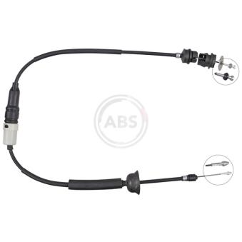 Tirette à câble, commande d'embrayage A.B.S. K29150 pour PEUGEOT 405 1.8 - 101cv