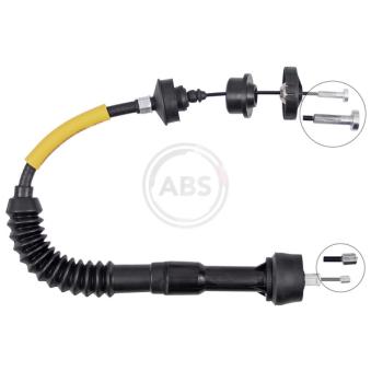 Tirette à câble, commande d'embrayage A.B.S. [K29240]