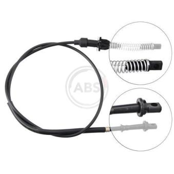 Câble d'accélération A.B.S. K32260 pour PEUGEOT 406 1.6 - 79cv Câble d'accélération A.B.S. K32260 pour PEUGEOT 406 1.6 - 79cv