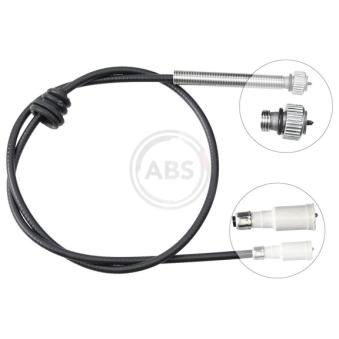 Câble flexible de commande de compteur A.B.S. K43148 pour VOLKSWAGEN SCIROCCO 2.0 E - 110cv