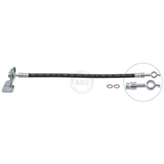 Flexible de frein A.B.S. SL 1290 pour HYUNDAI I20 1.2 - 75cv