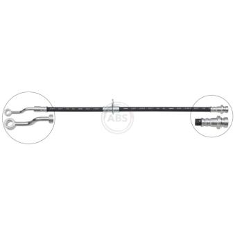 Flexible de frein A.B.S. SL 1372 pour KIA PICANTO 1.0 - 67cv