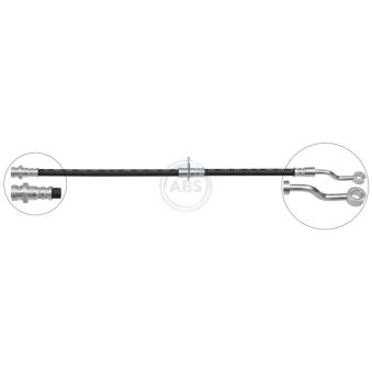 Flexible de frein A.B.S. SL 1373 pour KIA PICANTO 1.0 - 67cv