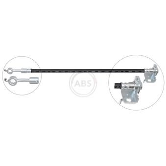 Flexible de frein A.B.S. SL 1414 pour HYUNDAI KONA EV - 136cv