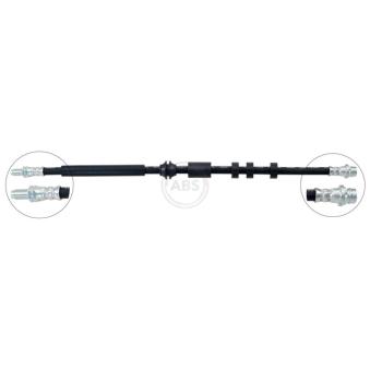 Flexible de frein A.B.S. SL 6737 pour LAND ROVER RANGE ROVER EVOQUE 2.0 D - 150cv