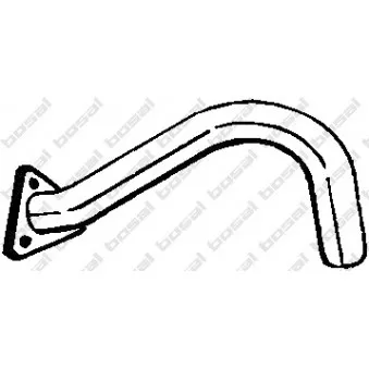 Tuyau d'échappement BOSAL OEM 068251185