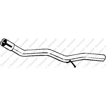 Tuyau d'échappement BOSAL 387-409