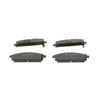 Jeu de 4 plaquettes de frein avant BOSCH [0 986 424 715]