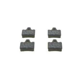 Jeu de 4 plaquettes de frein arrière BOSCH 0 986 460 958 pour MERCEDES-BENZ GLE 2.0 HDI 90 - 90cv
