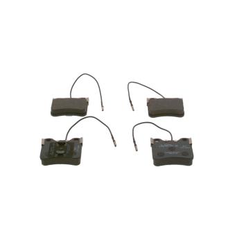 Jeu de 4 plaquettes de frein avant BOSCH [0 986 461 130]