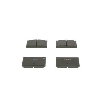 Jeu de 4 plaquettes de frein avant BOSCH 0 986 462 001 pour BMW Série 8 1.4 Turbo - 105cv