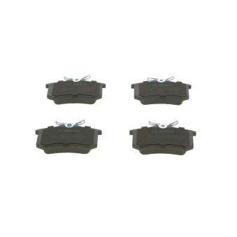 Jeu de 4 plaquettes de frein arrière BOSCH 0 986 466 683 pour AUDI A4 1.6 - 110cv