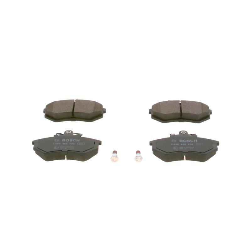 Jeu de 4 plaquettes de frein avant BOSCH 0 986 466 700 - Visuel 1