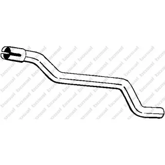 Tuyau d'échappement BOSAL OEM 811253133J