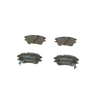 Jeu de 4 plaquettes de frein avant BOSCH 0 986 494 155 pour BMW Série 7 1.1 - 63cv