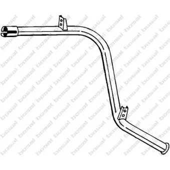 Tuyau d'échappement BOSAL 439-369