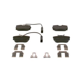 Jeu de 4 plaquettes de frein arrière BOSCH 0 986 494 529 pour SUBARU LEGACY 1.9 TDI - 90cv