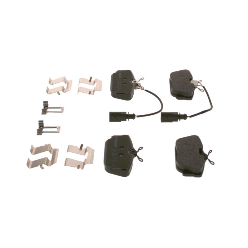 Jeu de 4 plaquettes de frein arrière BOSCH 0 986 494 529 - Visuel 2