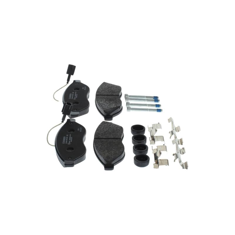 Jeu de 4 plaquettes de frein avant BOSCH 0 986 494 591 - Visuel 2