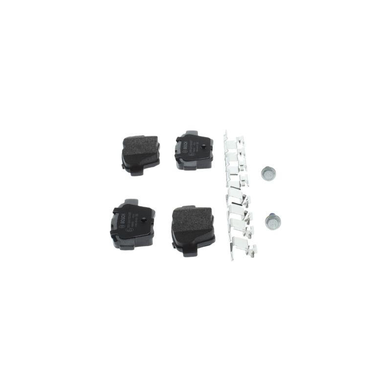 Jeu de 4 plaquettes de frein arrière BOSCH 0 986 494 605 - Visuel 2